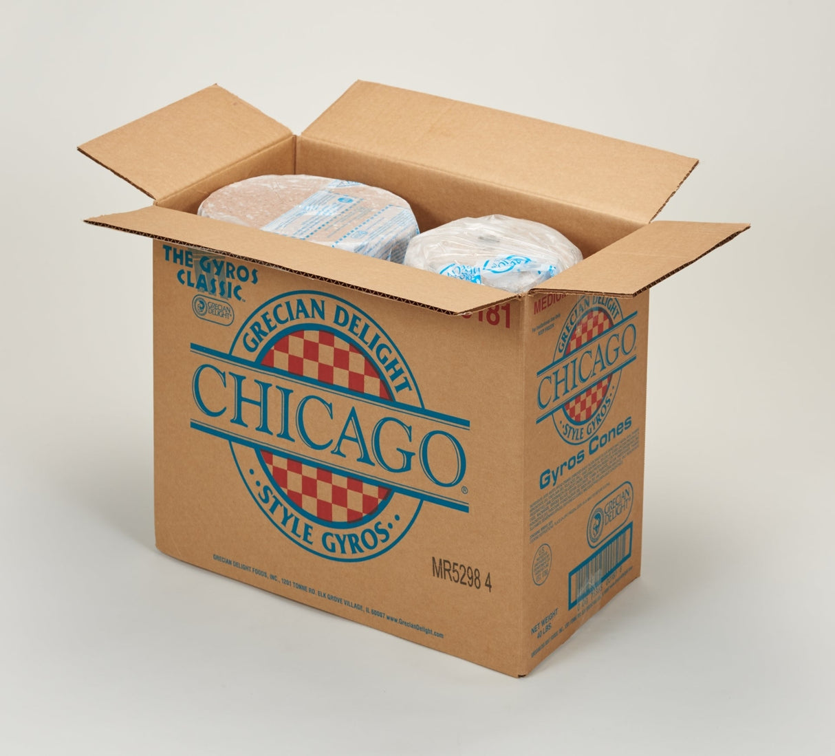 Gyro Cones, Beef & Lamb, Chicago-Style, Frozen,2 - 20 POUND