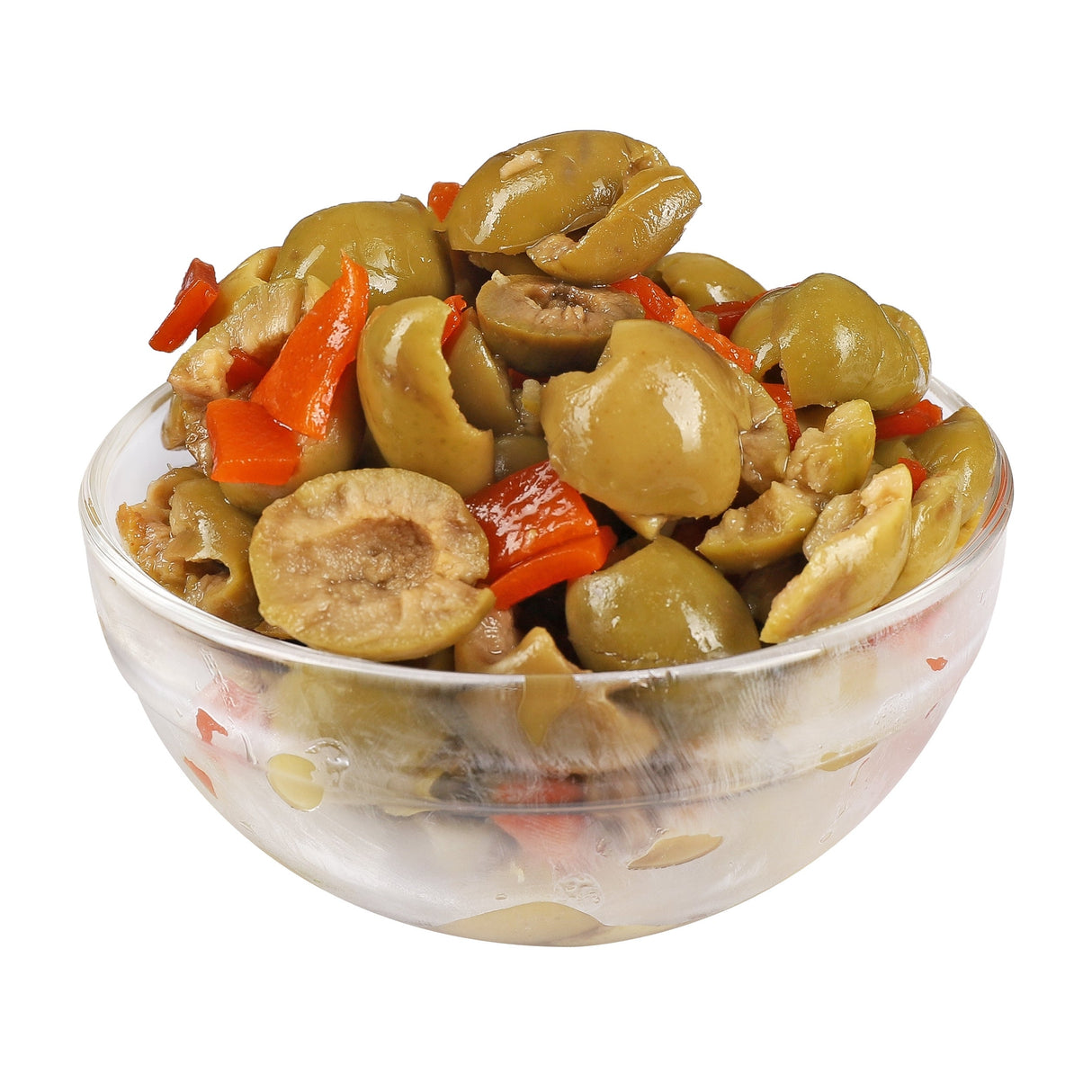 Olives, Salad, with Minced Pimientos,4 - 1 GALLON