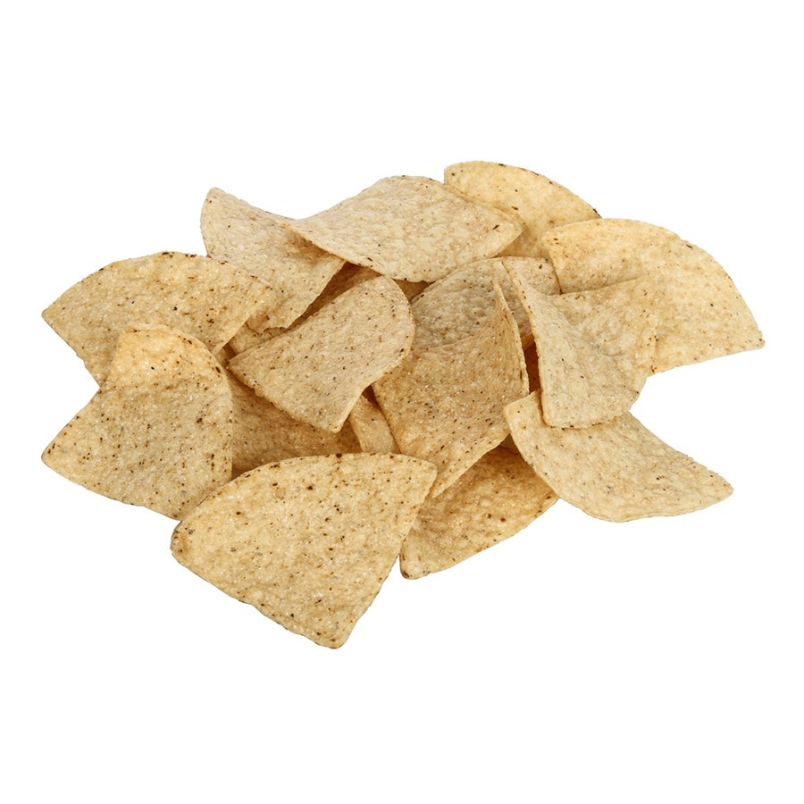 Chips, Tortilla, Fried, White, Triangular,6 - 2 POUND