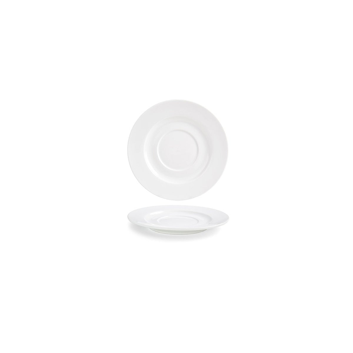 Saucers, Monaco, 8 Inch, White, Undecorated,12 - 1 EACH
