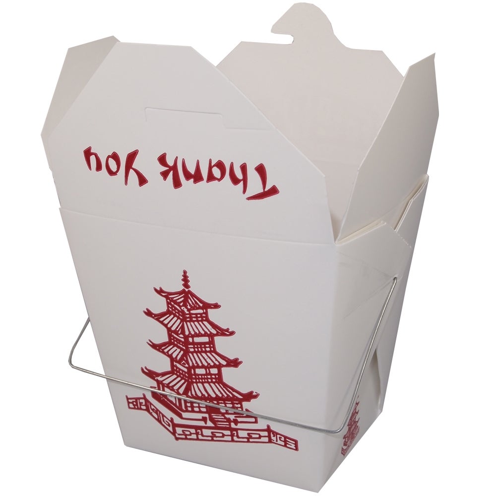 Pails, Food, #32, Paper, White Pagoda Print, Western Fold,10 - 50 COUNT