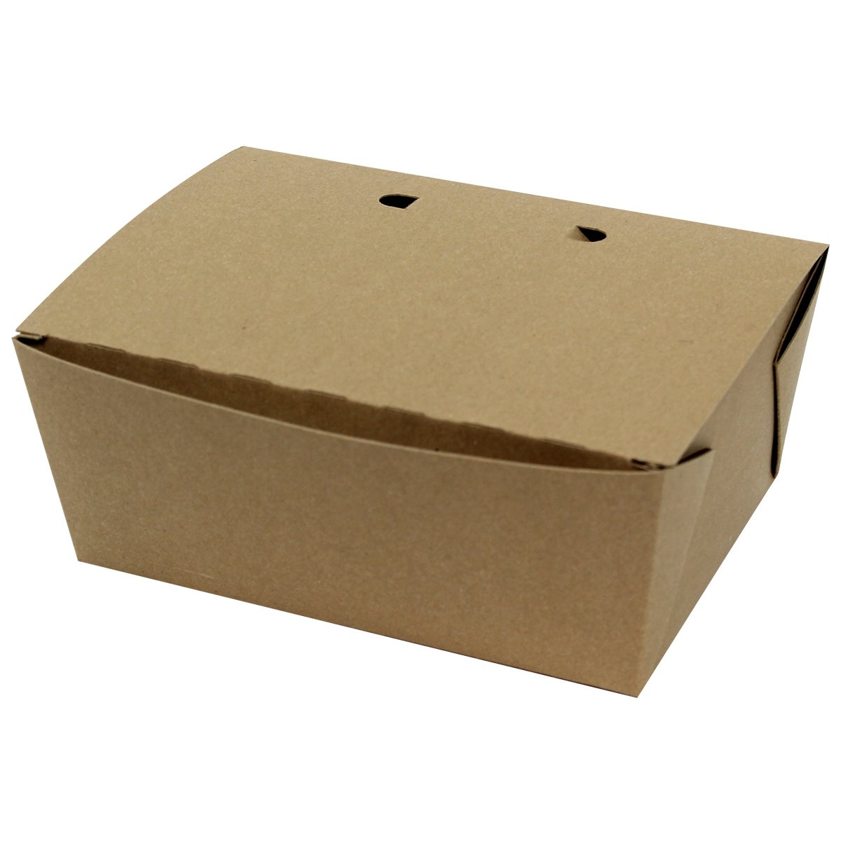 Containers, Food, #4, Paper, Kraft, with Hinged Lid,4 - 35 COUNT