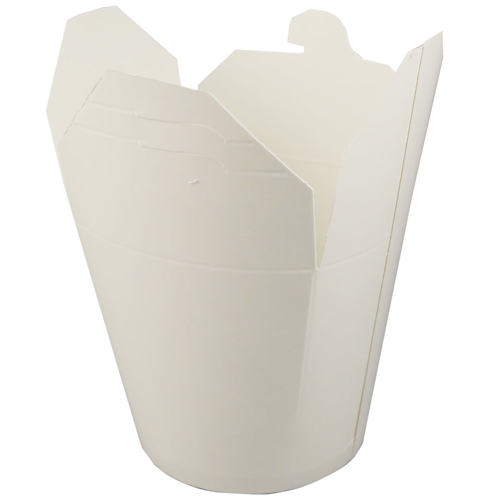 Containers, Food, #26, Paper, White, Round Bottom,20 - 25 COUNT