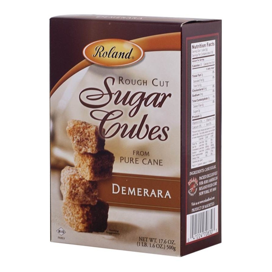Sugar, Demerara, Rough Cut, Cube,6 - 17.6 OUNCE