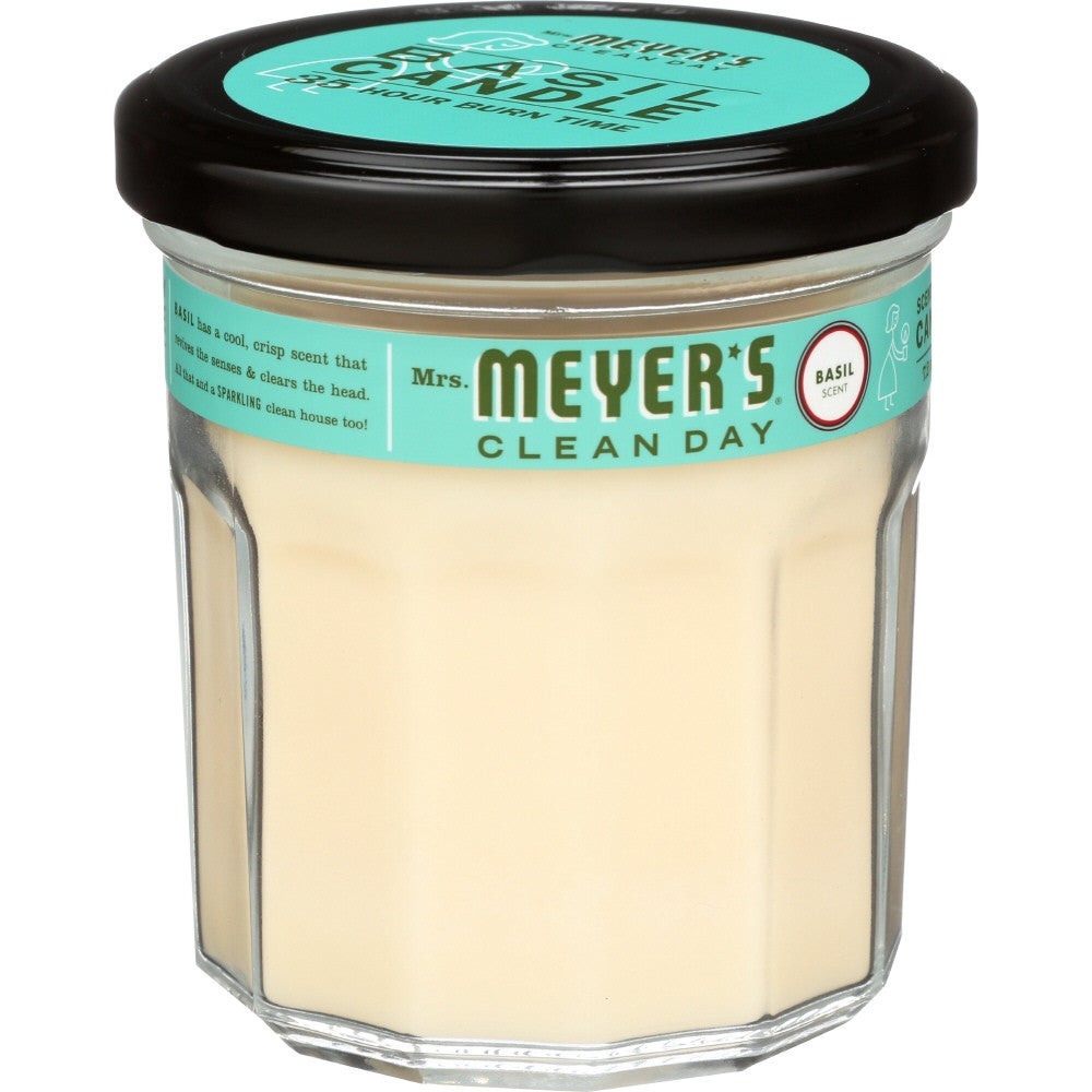 Candles, Soy, Basil, Large, Glass,6 - 7.2 OUNCE