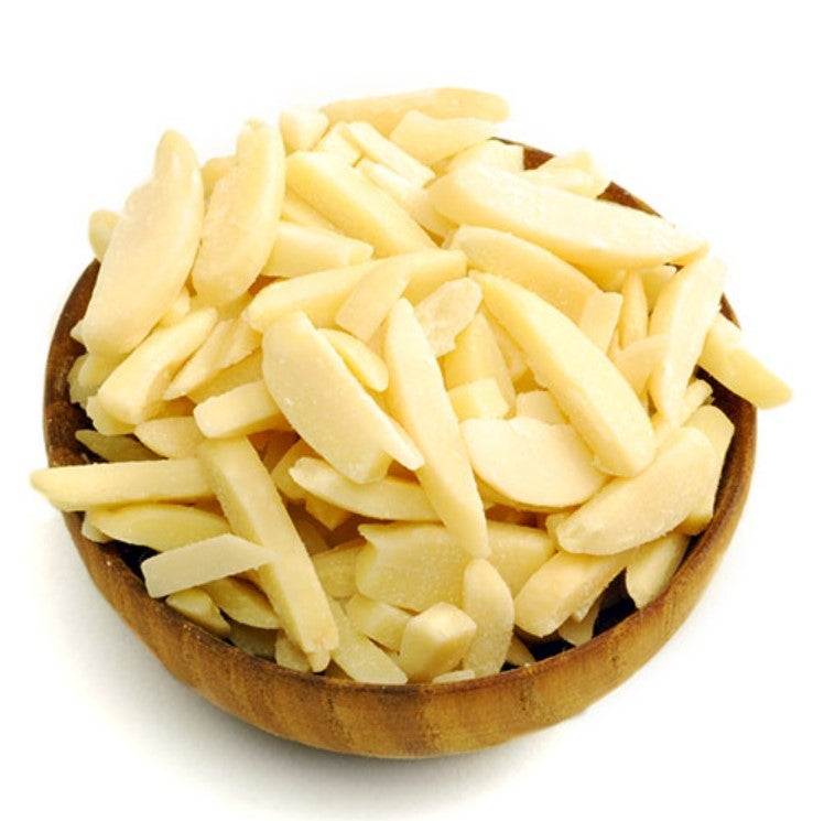 Almonds, Slivered, Blanched, Bulk,1 - 25 POUND