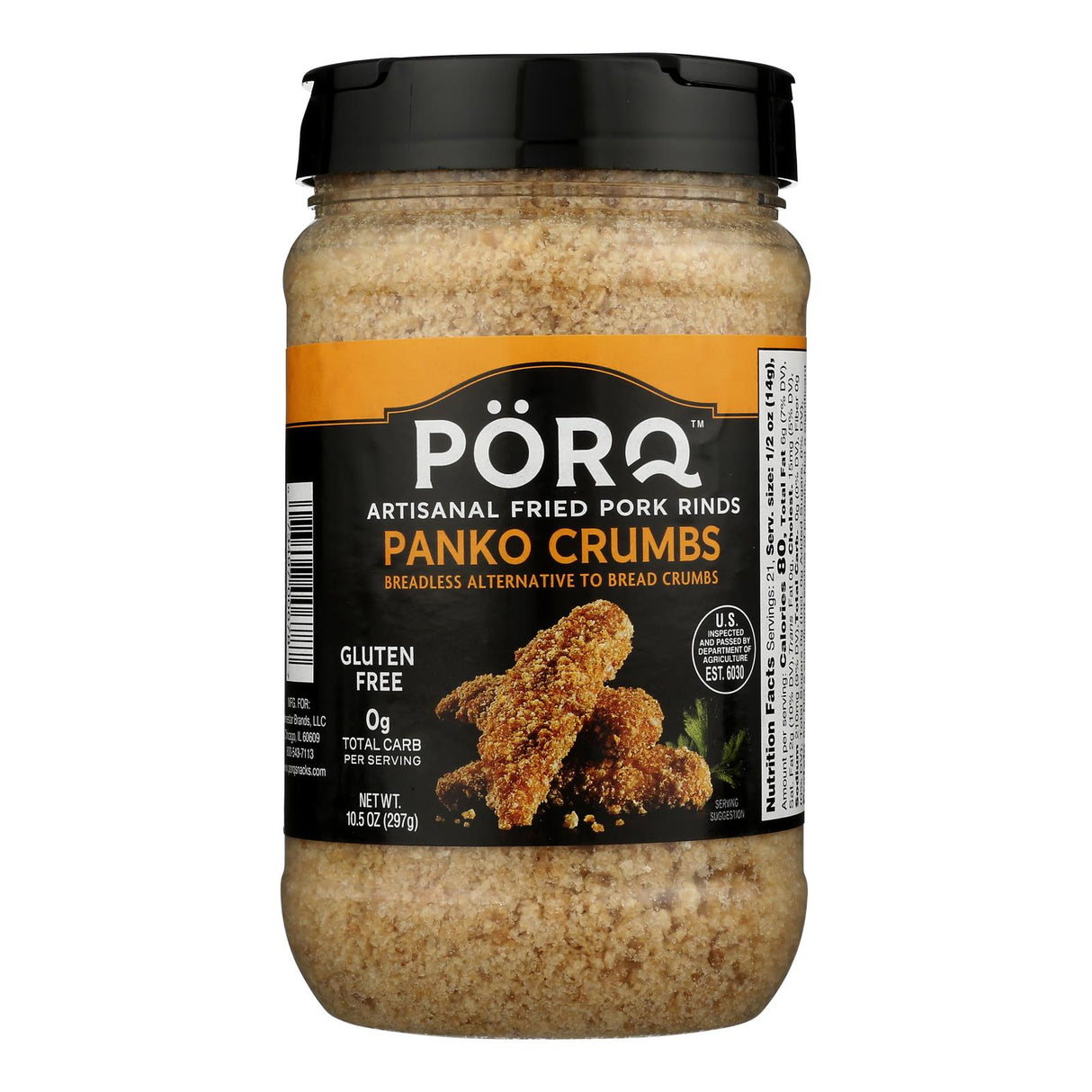 Pork Skin Crumbs, Fried,6 - 10.5 OUNCE