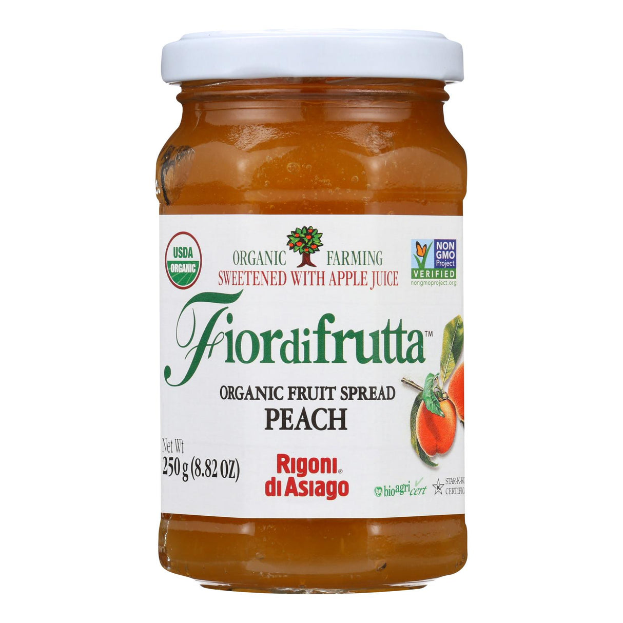 Fruit Spread, Peach,6 - 8.82 OUNCE