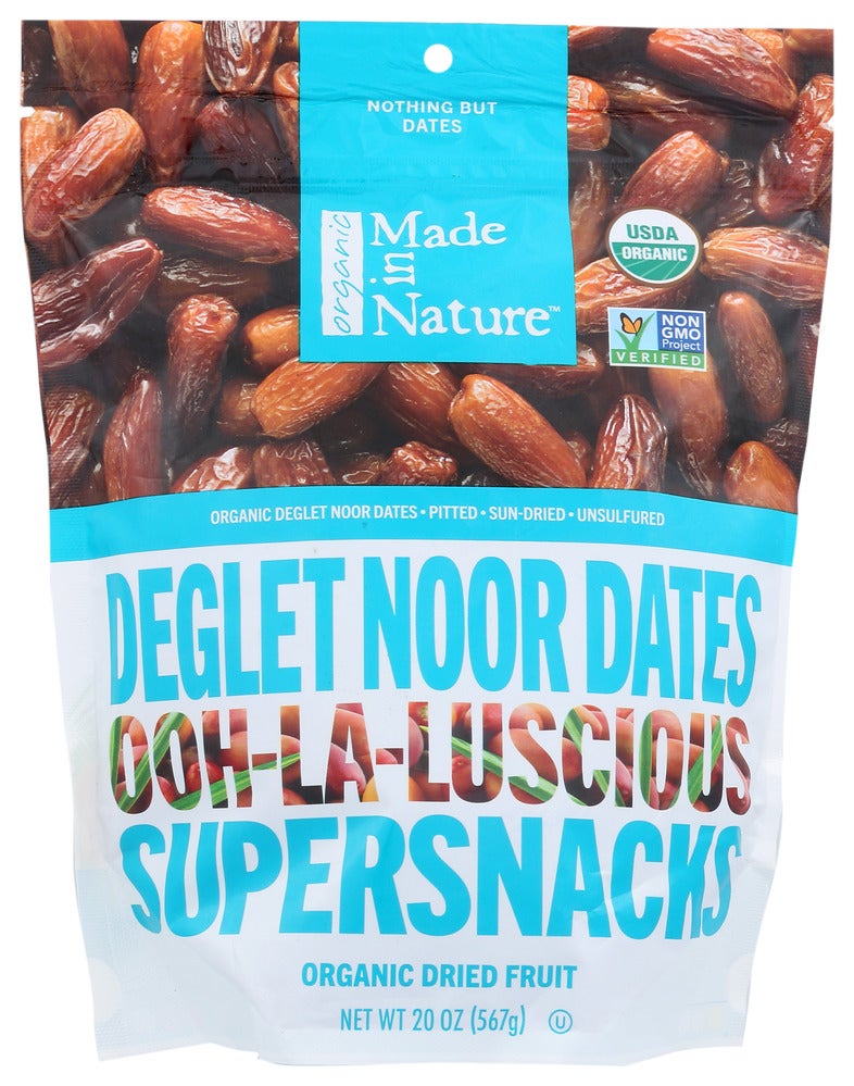 Dates, Deglet Noor, Pitted, Sun-Dried, Unsulphured,6 - 20 OUNCE