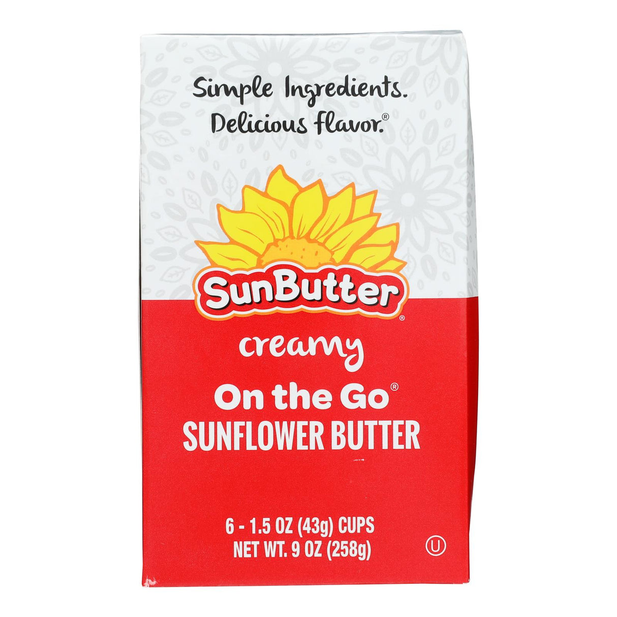 Sunflower Butter, Creamy, Single-Serve Cups,6 - 9 OUNCE