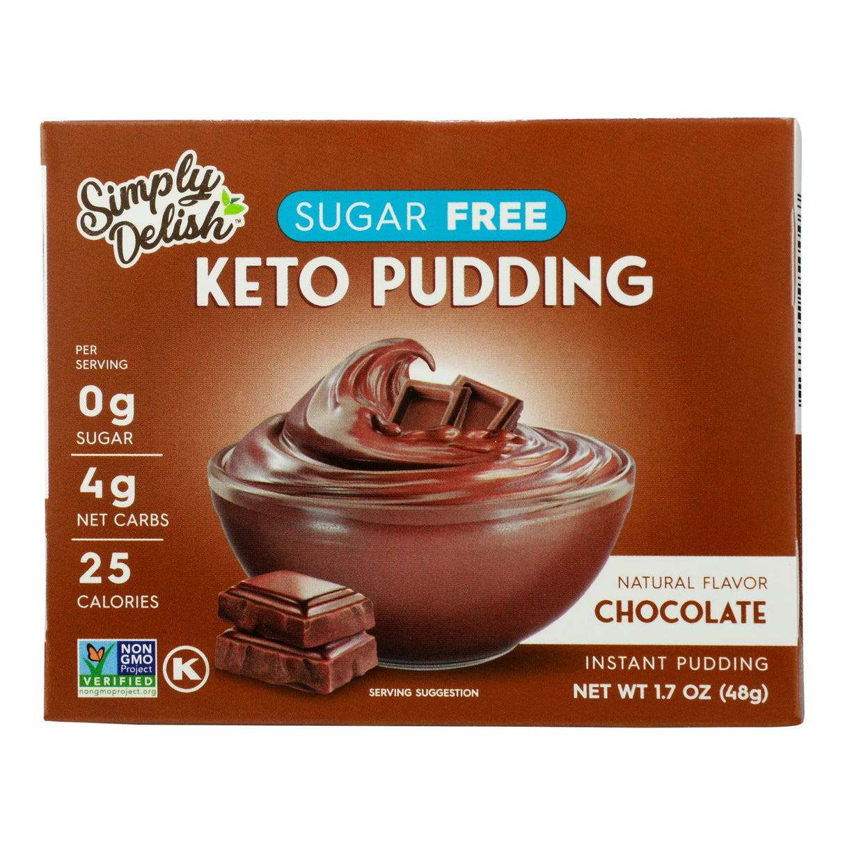 Mix, Pudding & Pie Filling, Instant, Chocolate, Sugar-Free,6 - 1.7 OUNCE