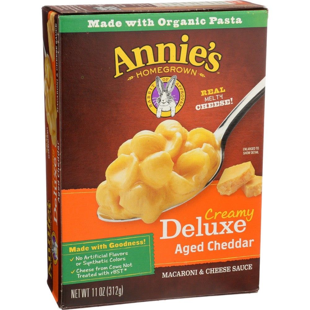Entree, Macaroni & Cheese, Deluxe, Real Aged Cheddar, Shells, Dry,12 - 11 OUNCE
