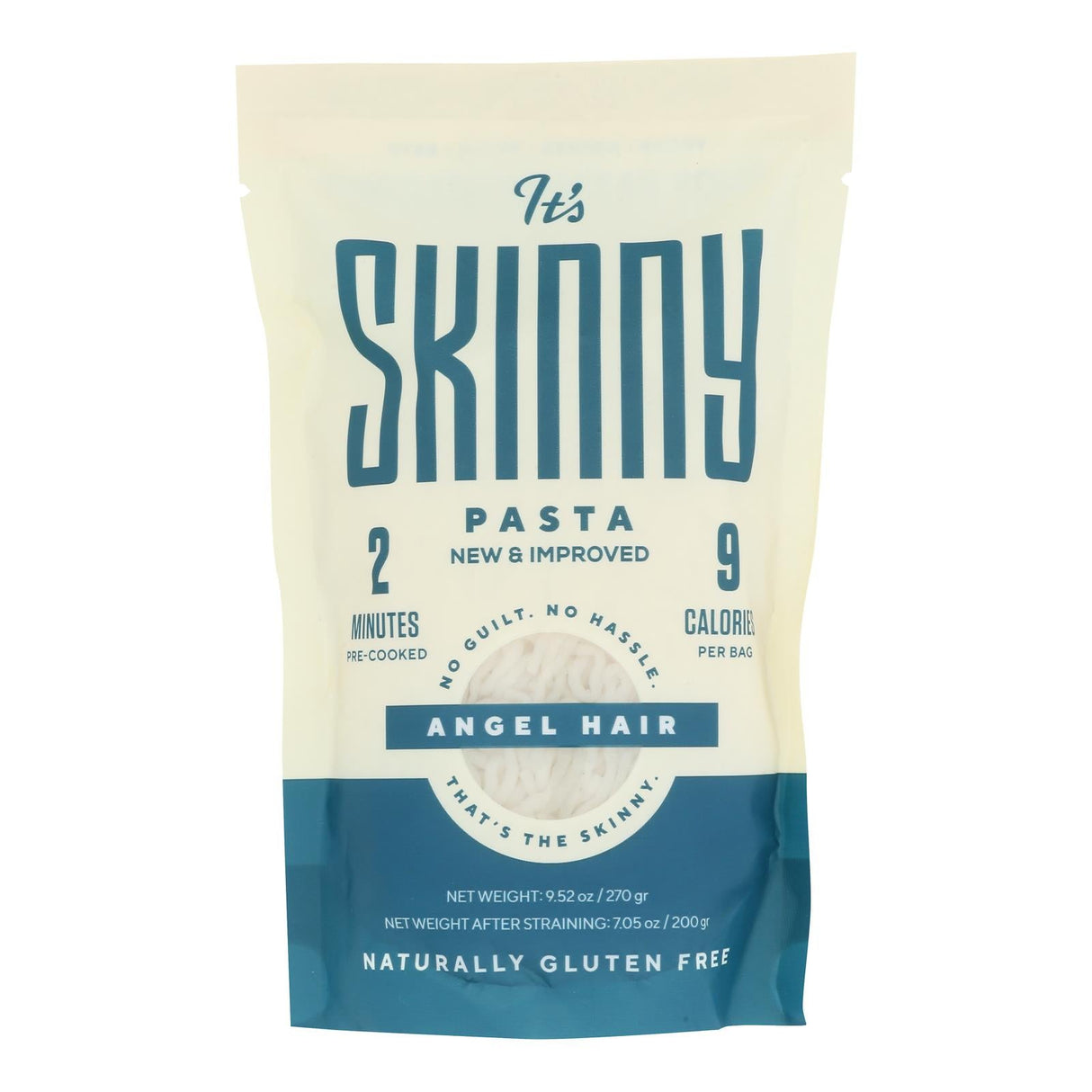 Pasta, Angel Hair, Cooked,6 - 9.52 OUNCE