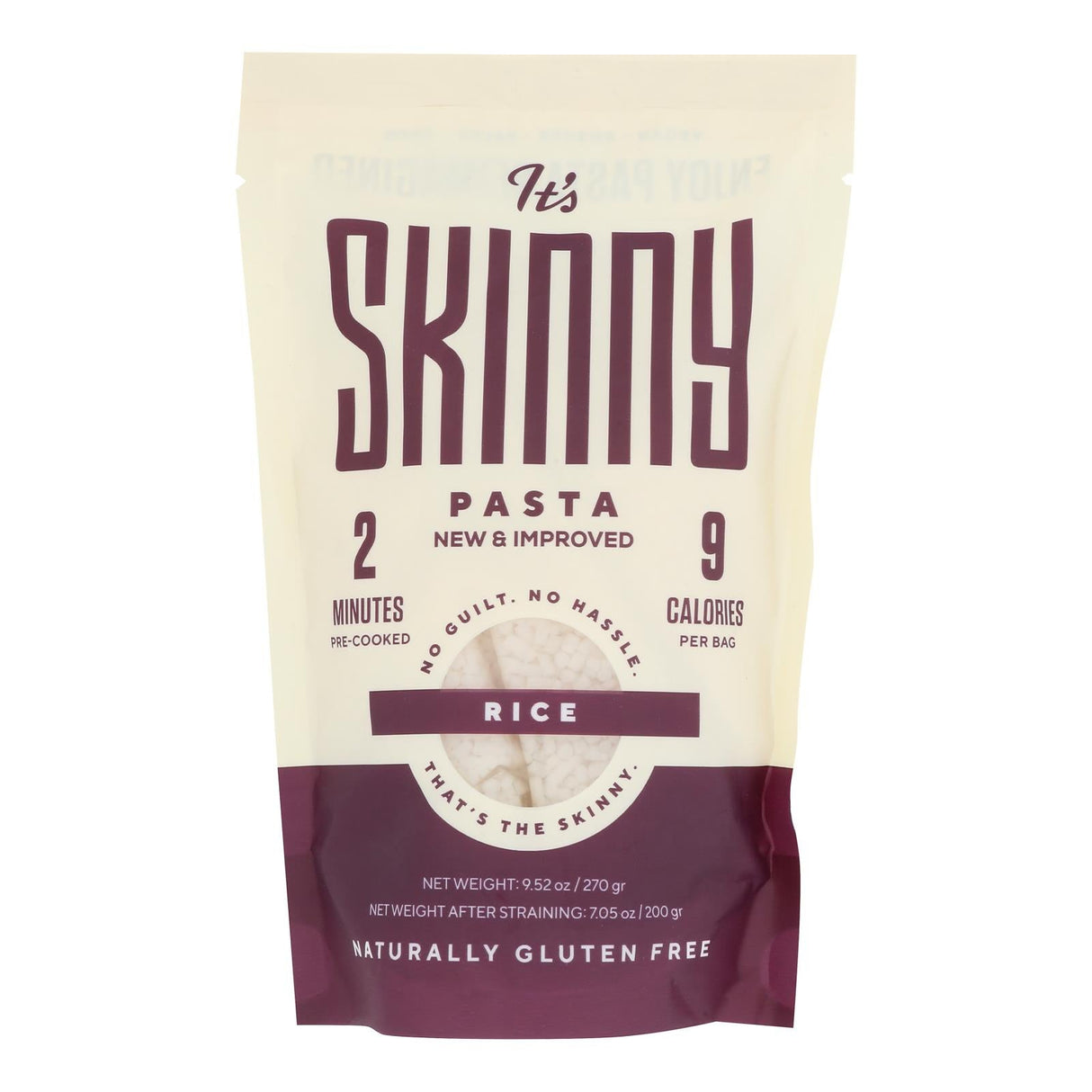 Pasta, Rice, Cooked,6 - 9.52 OUNCE