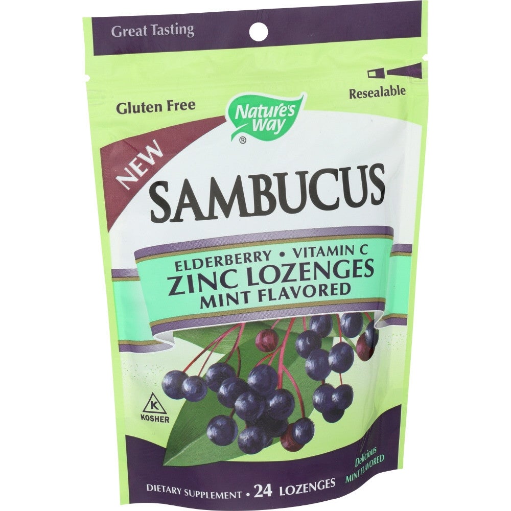 Supplements, Sambucus, Mint Flavored, Lozenges,1 - 24 COUNT