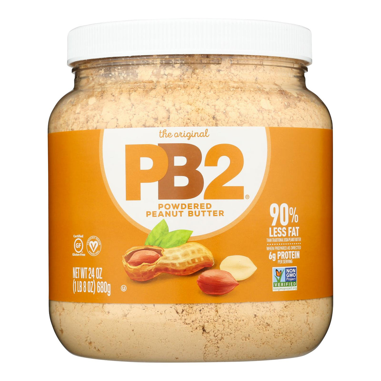 Peanut Butter, Original, Powder,2 - 24 OUNCE