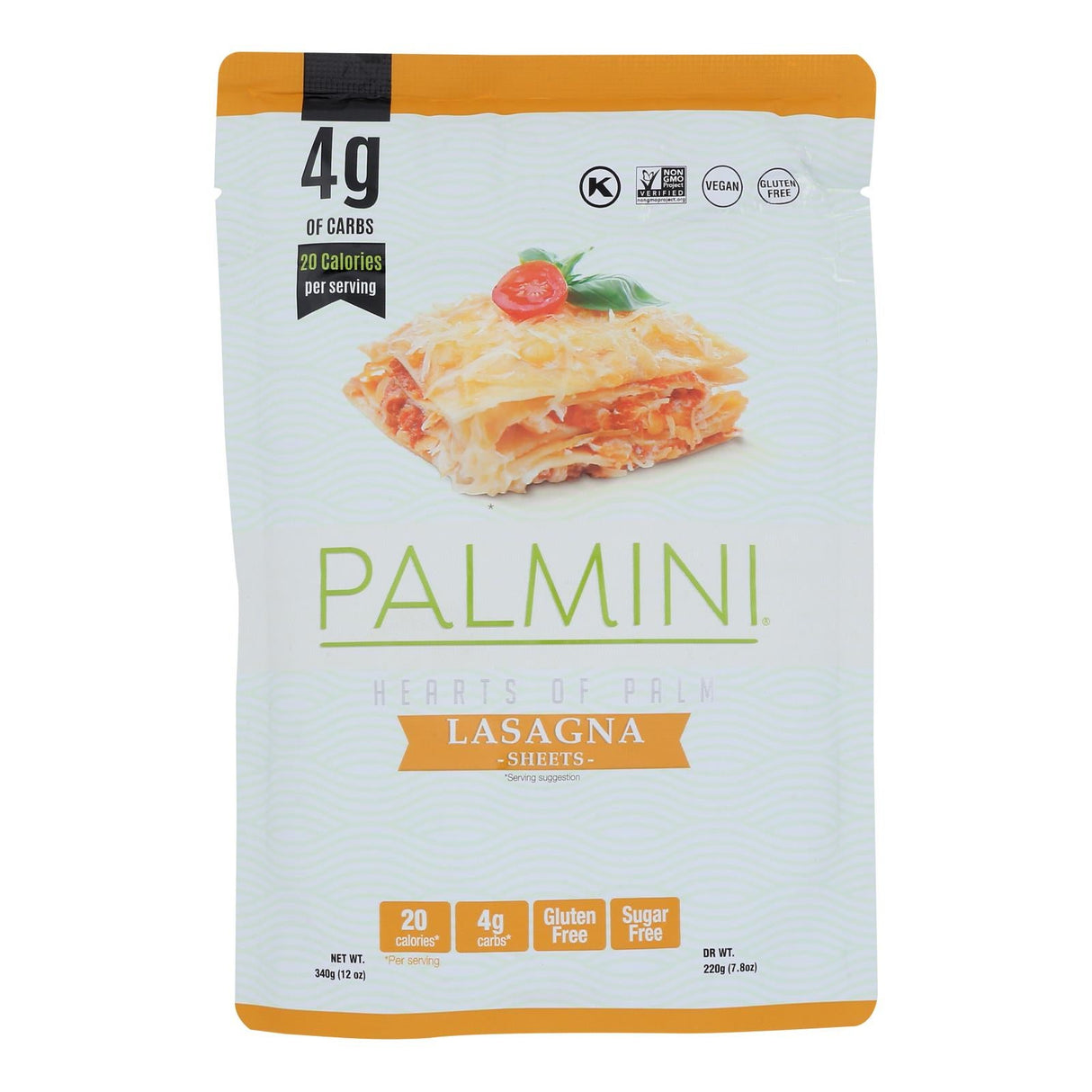 Pasta Sheet, Lasagna, Hearts of Palm,6 - 12 OUNCE