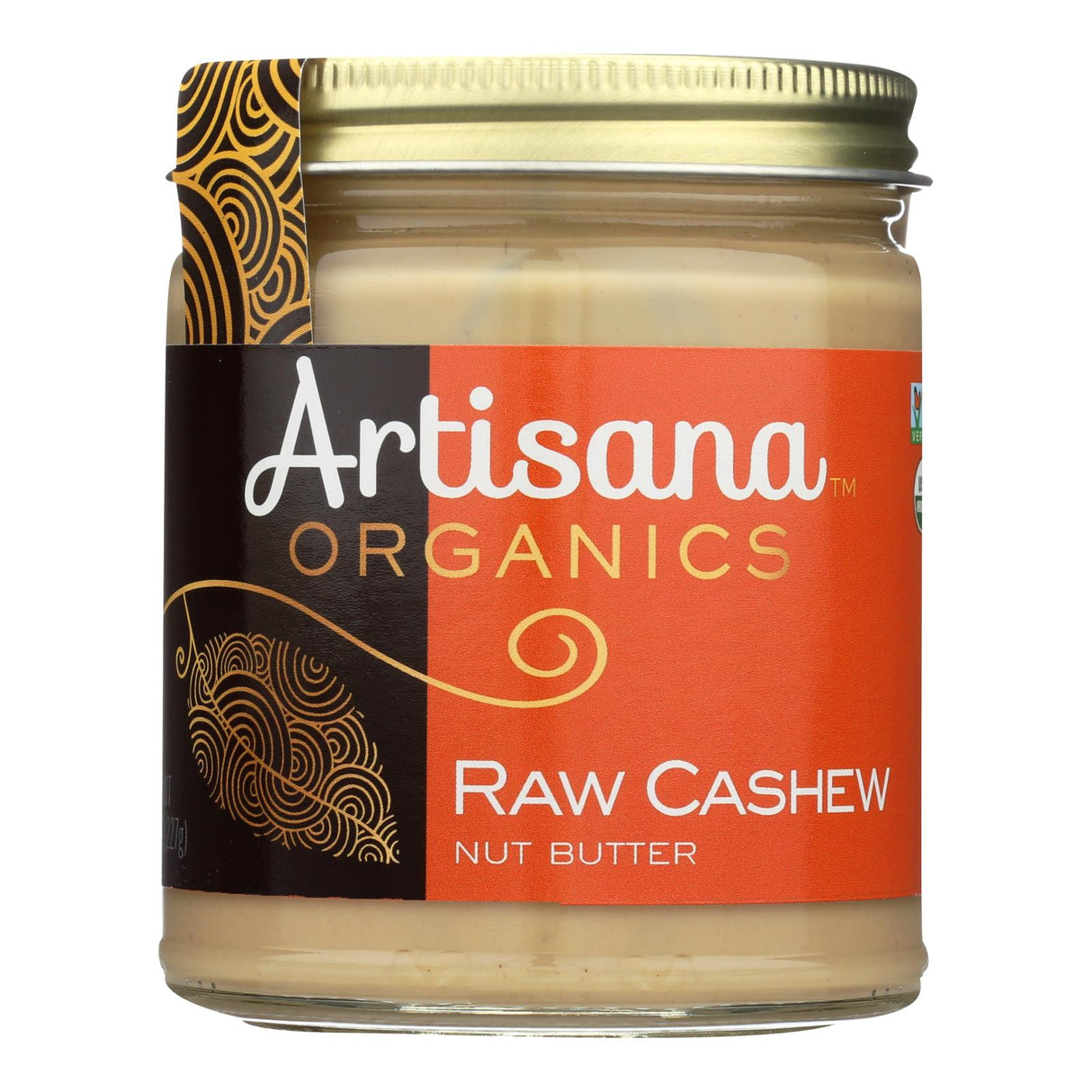 Cashew Butter, Raw, Glass,6 - 8 OUNCE