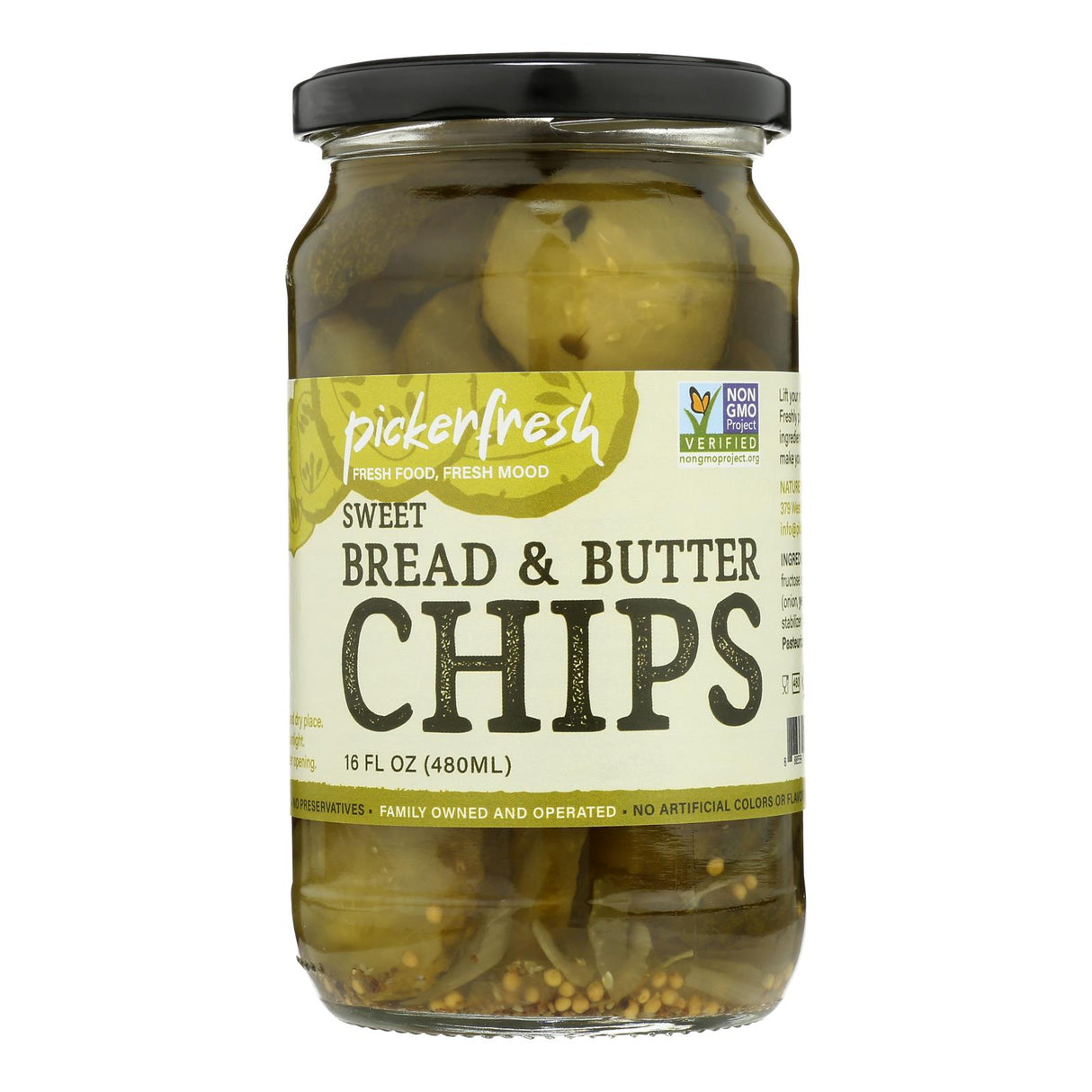 Pickle Chips, Bread & Butter, Sweet,6 - 16 FLUID