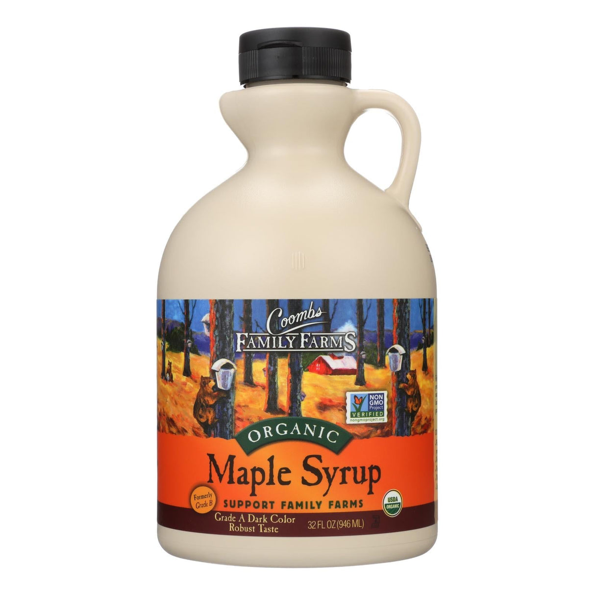 Syrup, Maple, Grade A, Dark Amber, Plastic,6 - 32 FLUID
