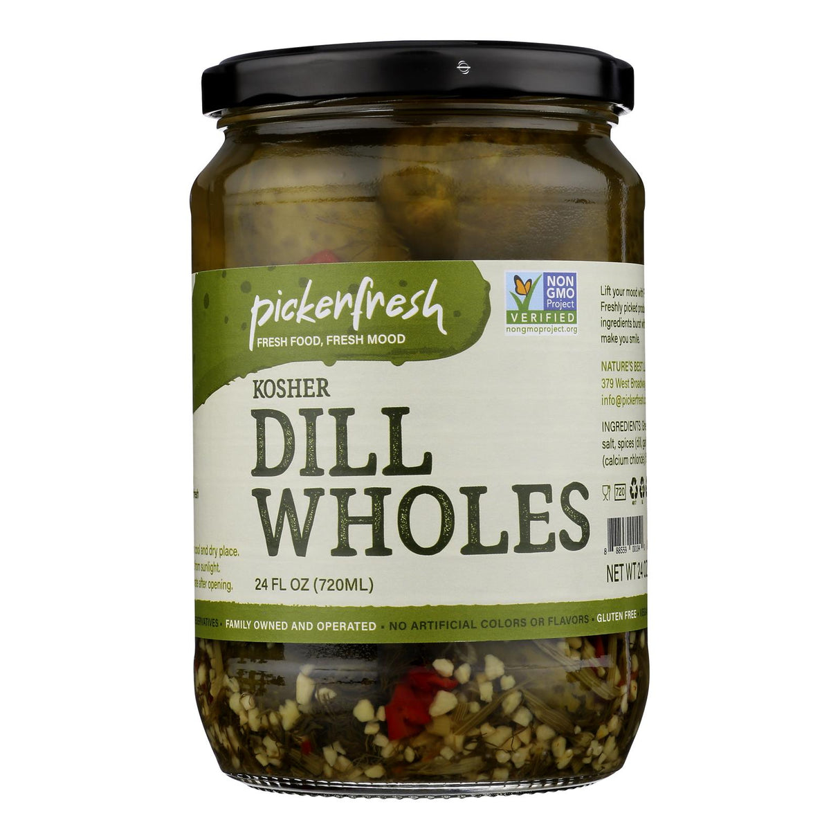 Pickles, Kosher Dill, Whole,6 - 24 FLUID