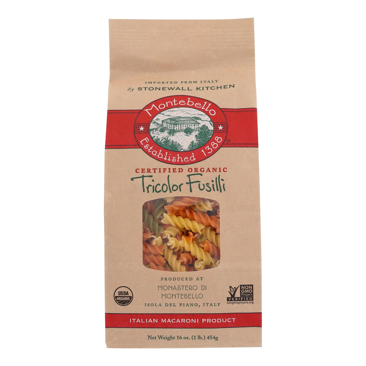 Pasta, Fusilli, Tricolor,12 - 16 OUNCE