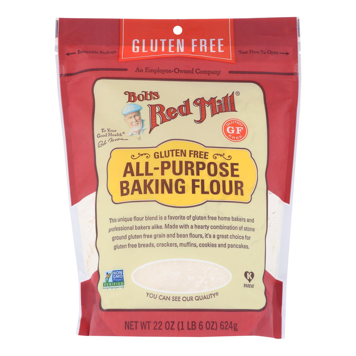 Flour, All-Purpose Baking, Resealable Package,4 - 22 OUNCE