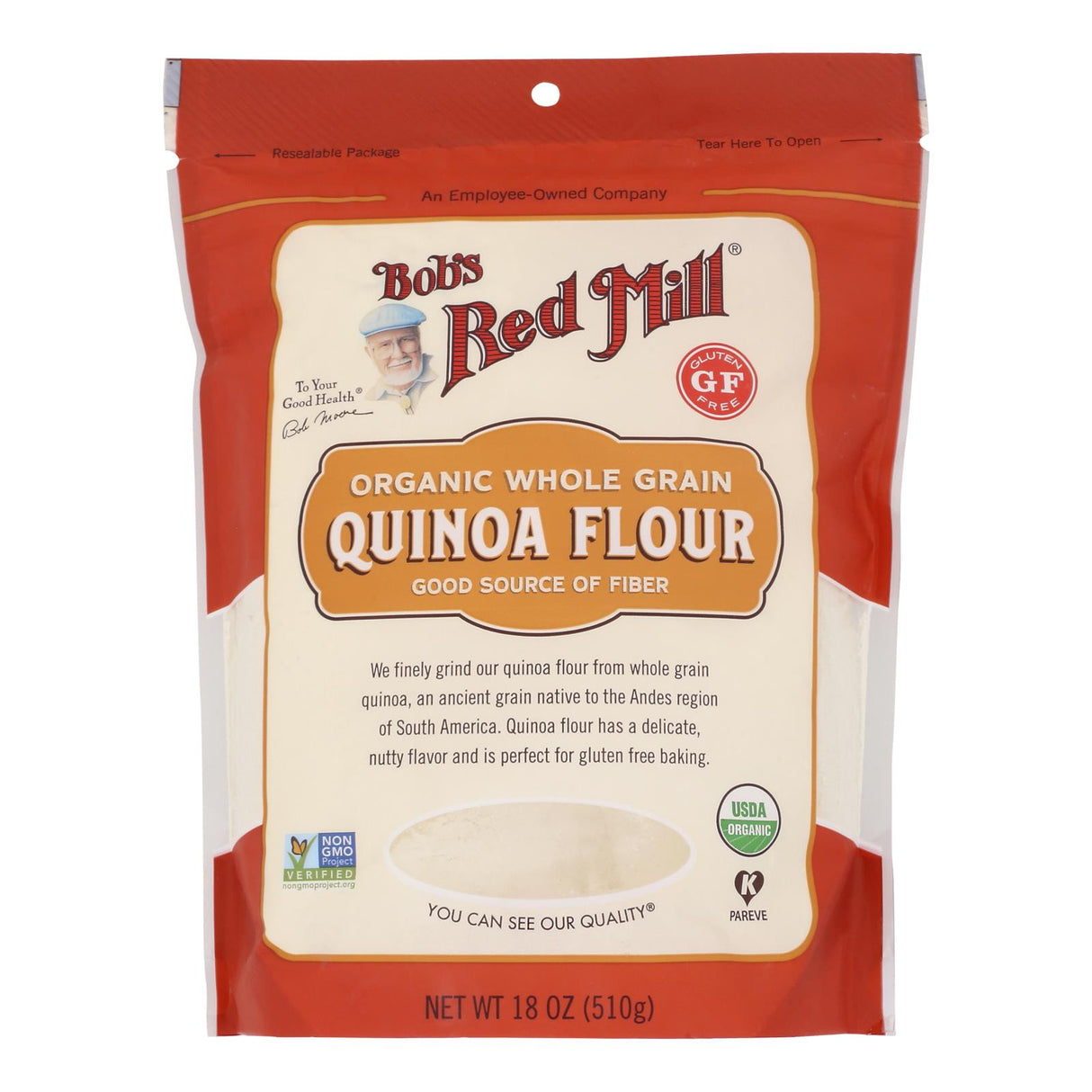 Flour, Quinoa,4 - 18 OUNCE