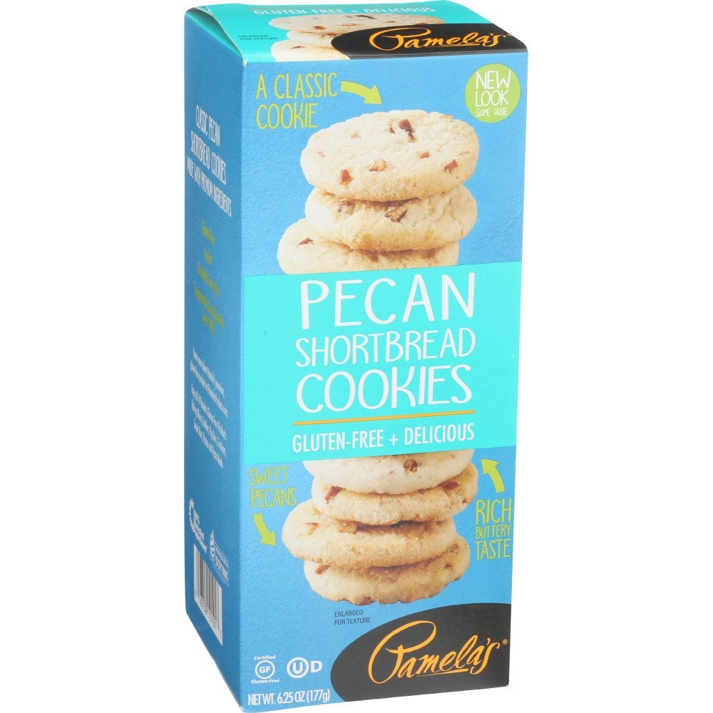 Cookies, Pecan Shortbread, Shelf-Stable,6 - 6.25 OUNCE