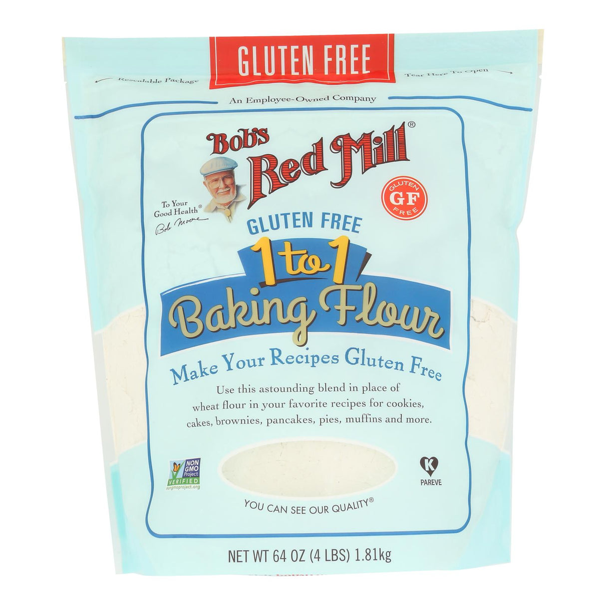 Flour, Baking, 1-to-1,4 - 64 OUNCE