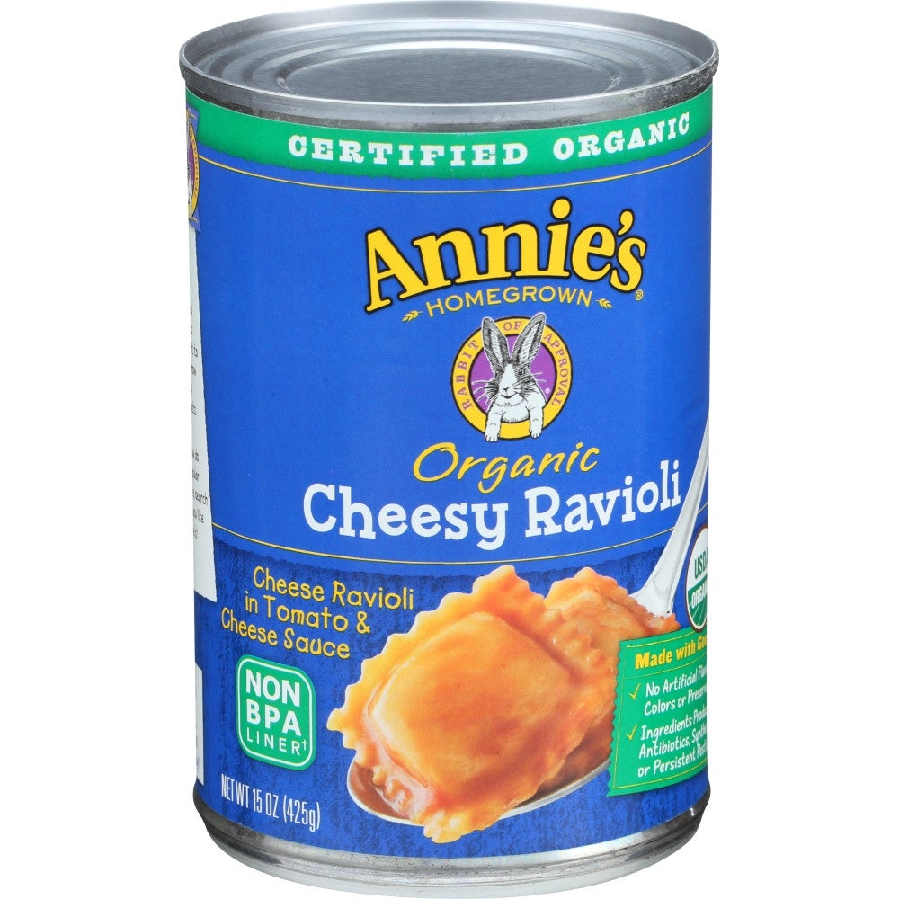 Ravioli, Cheese, in Tomato & Cheese Sauce, Organic,12 - 15 OUNCE