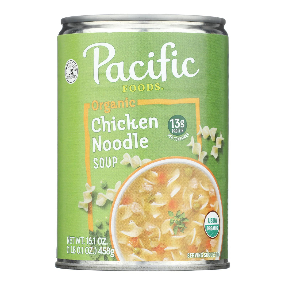 Soup, Chicken Noodle, Canned,12 - 16.1 OUNCE