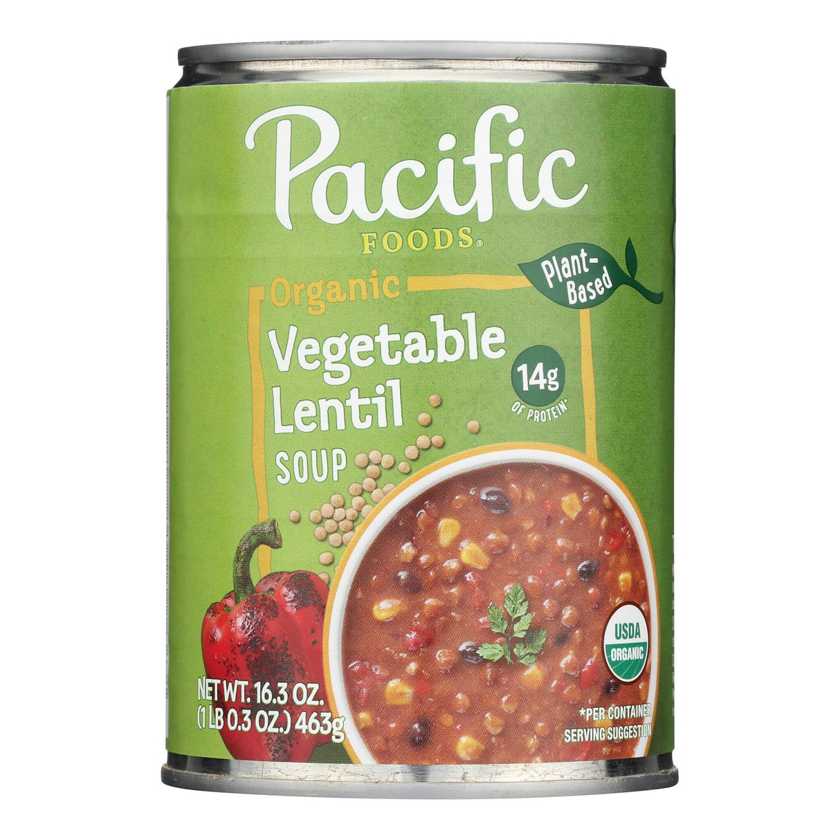 Soup, Vegetable Lentil, Canned,12 - 16.3 OUNCE
