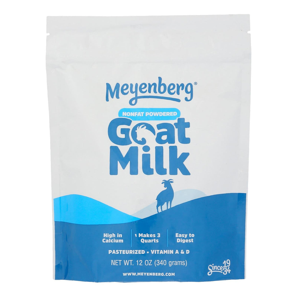 Milk, Powdered Goat Milk, Non-Fat,6 - 12 OUNCE