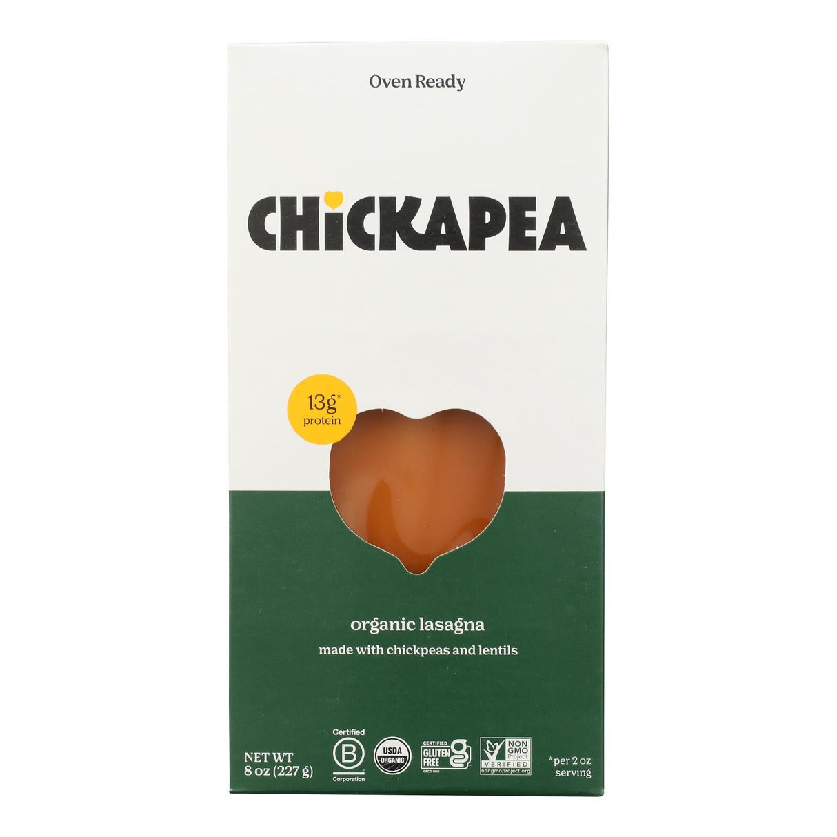 Pasta Sheet, Lasagna, Chickpea & Lentil,6 - 8 OUNCE