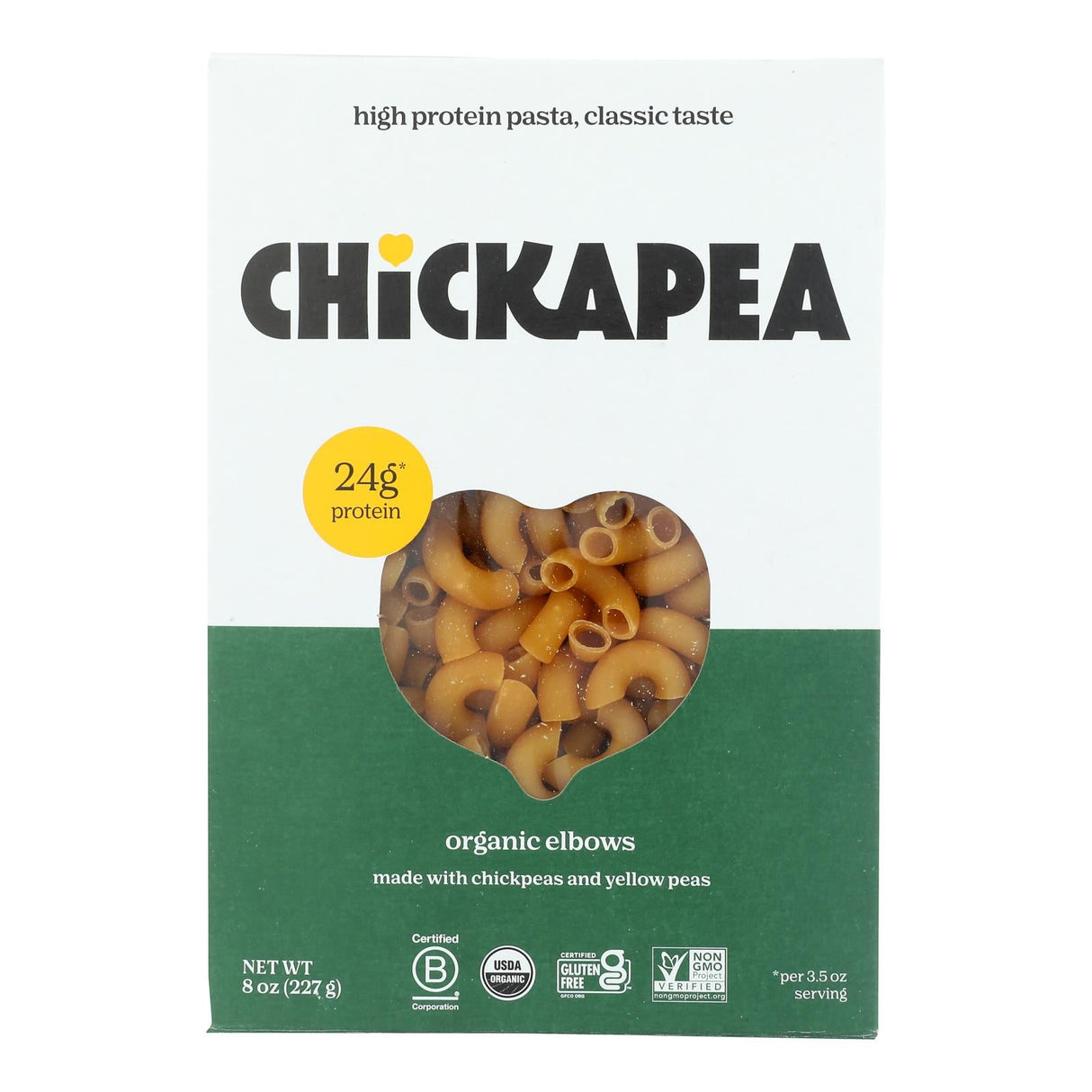 Pasta, Elbow, Chickpea & Yellow Pea,6 - 8 OUNCE