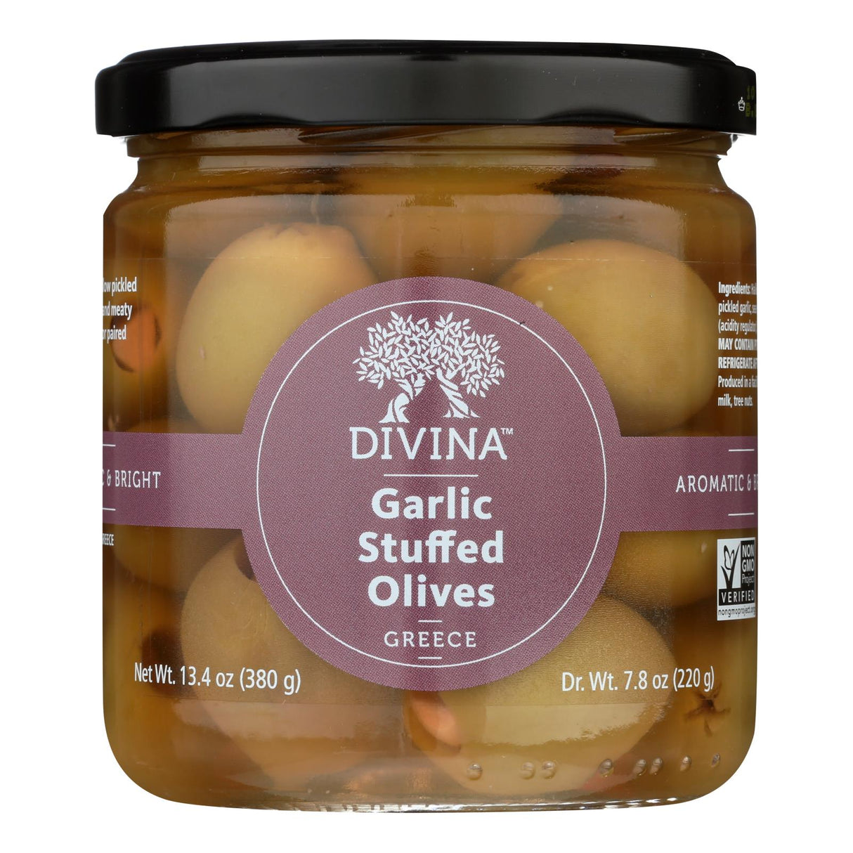 Olives, Green, Garlic-Stuffed,6 - 7.8 OUNCE