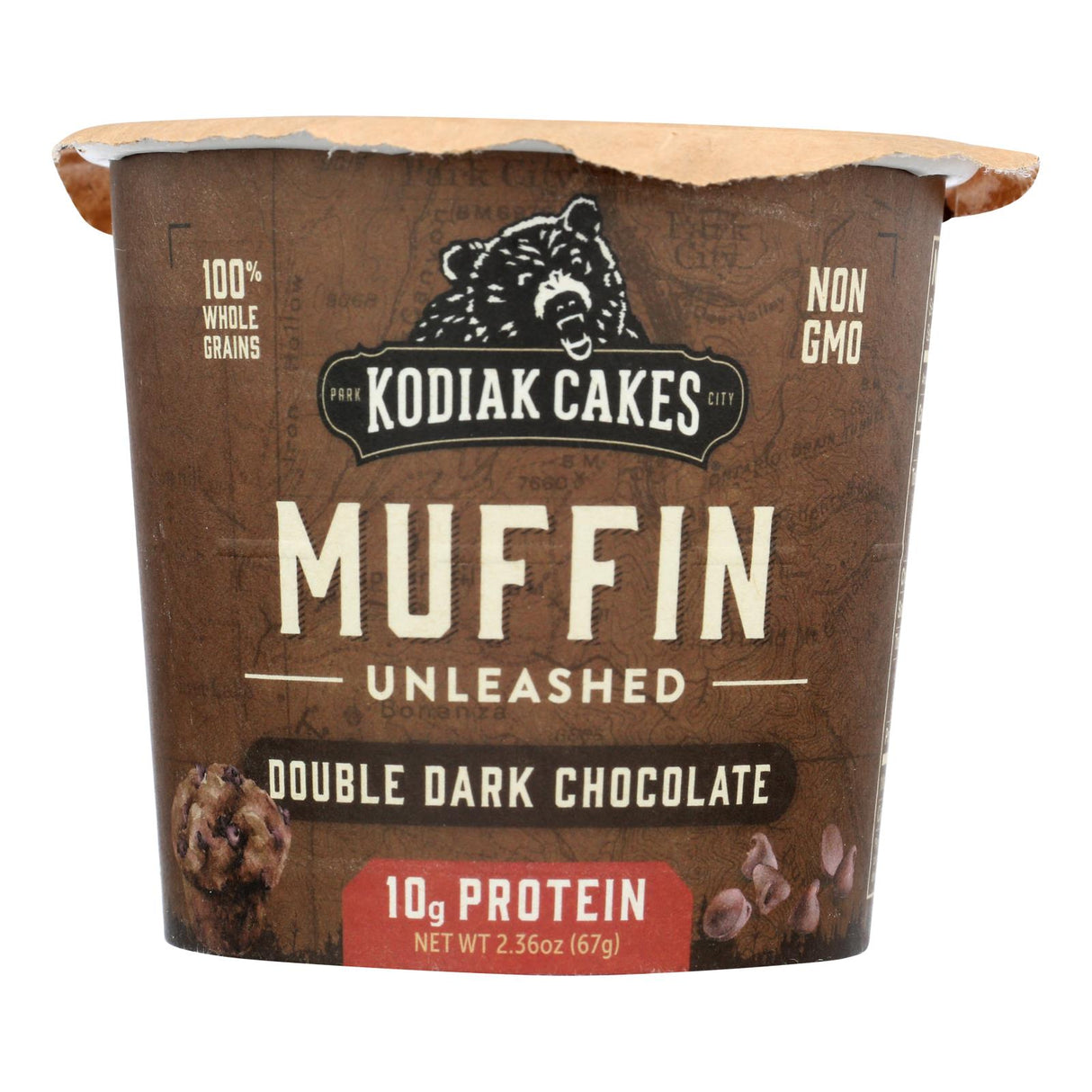 Mix, Muffin, Unleashed Protein, Double Dark Chocolate, Single-Serve Cup,12 - 2.36 OUNCE