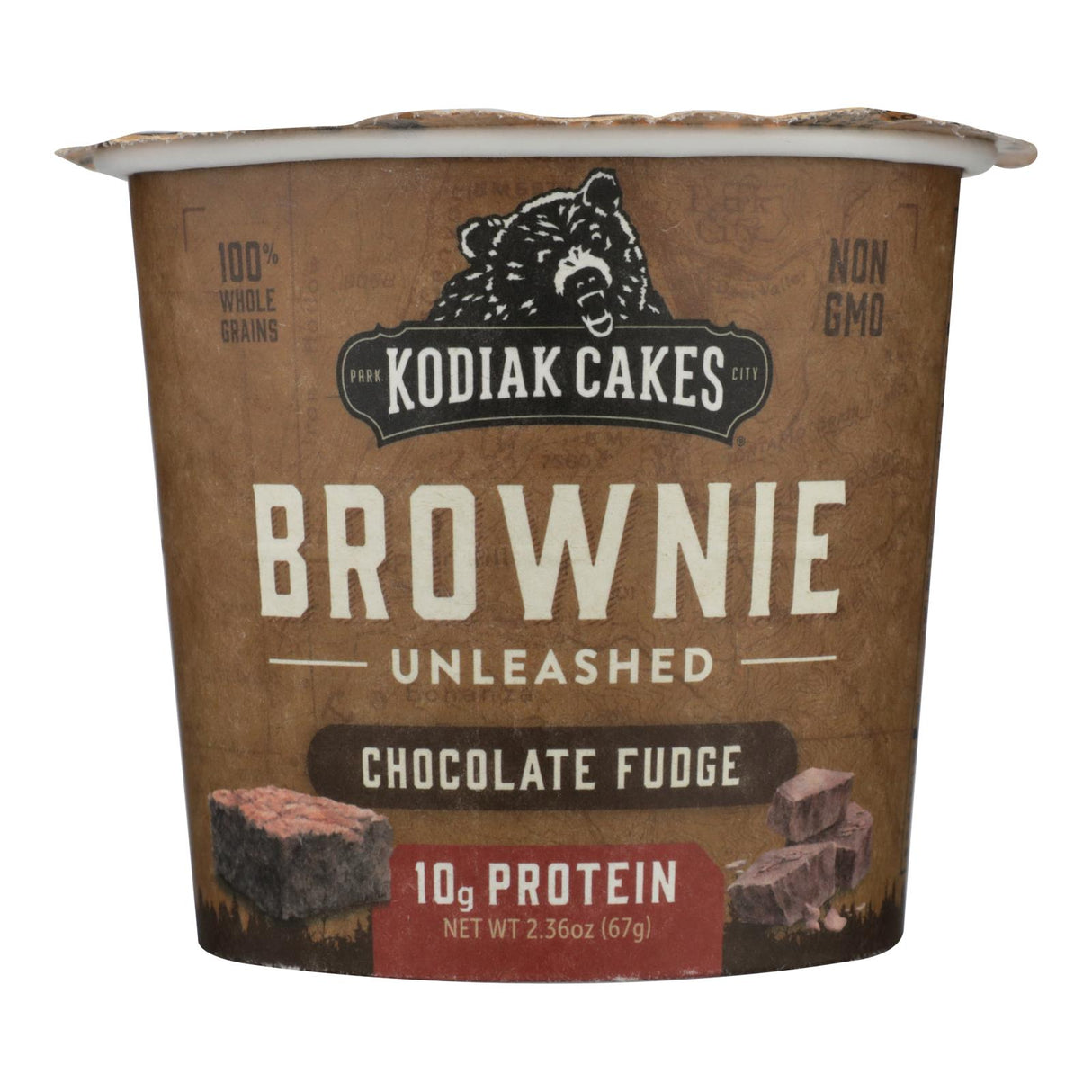 Mix, Brownie, Unleashed Protein, Chocolate Fudge, Single-Serve, Cup,12 - 2.36 OUNCE