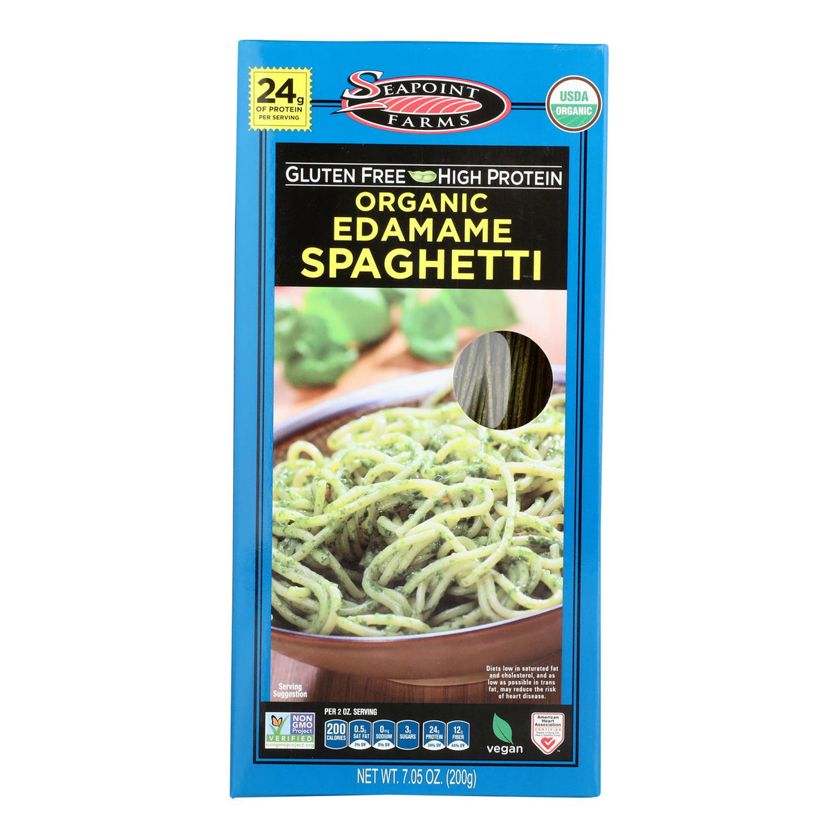 Pasta, Spaghetti, Edamame,12 - 7.05 OUNCE