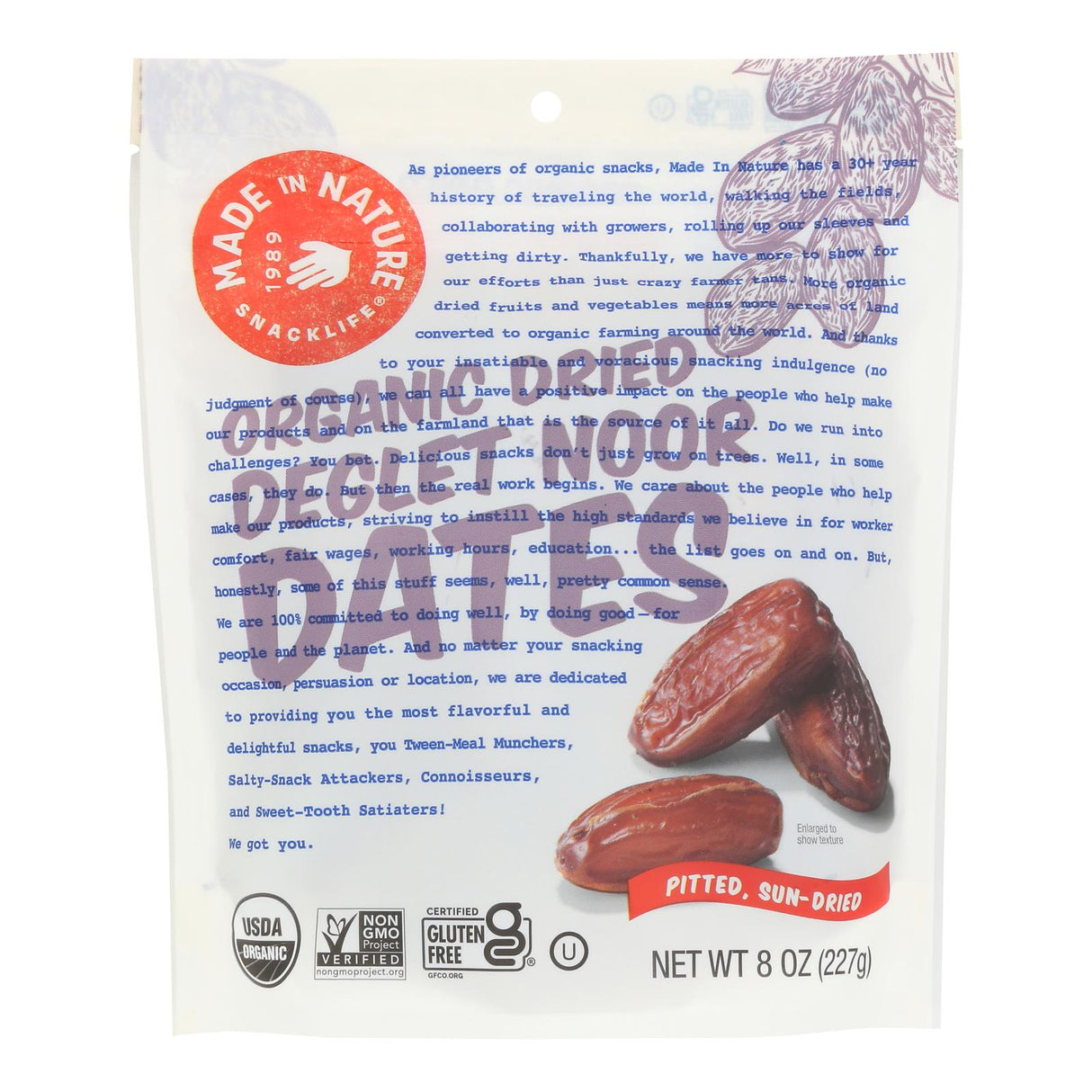 Dates, Deglet Noor, Dried, Pitted,6 - 8 OUNCE