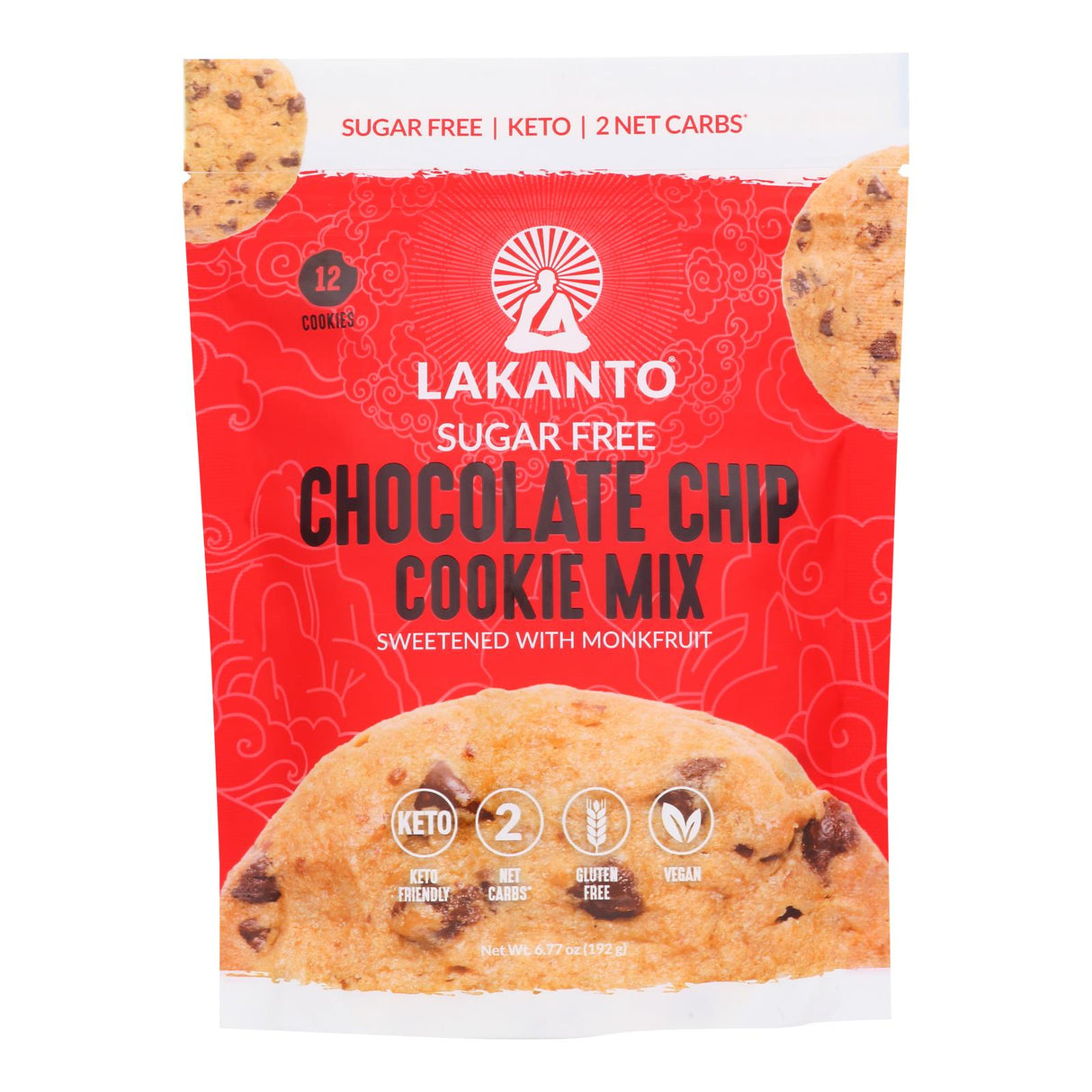 Mix, Cookie, Chocolate Chip, sweetened with Monkfruit,8 - 6.77 OUNCE