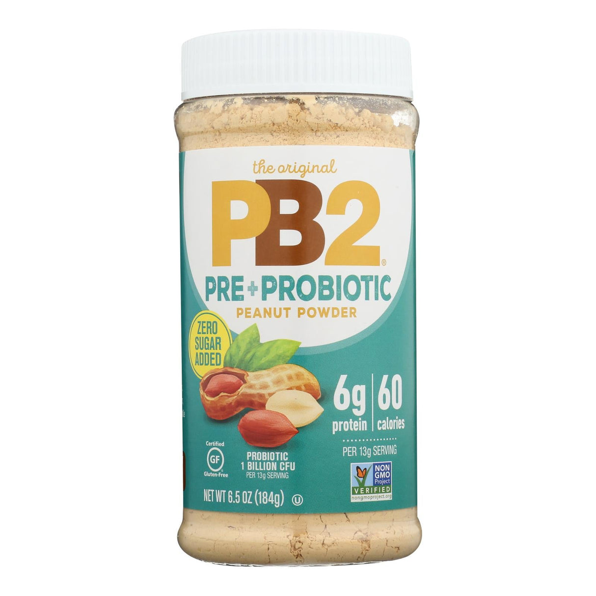Peanut Butter, Powder, Zero Added Sugar, contains Prebiotic & Probiotic,6 - 6.5 OUNCE