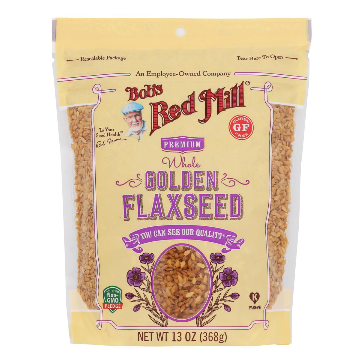 Flaxseeds, Golden, Whole,4 - 13 OUNCE