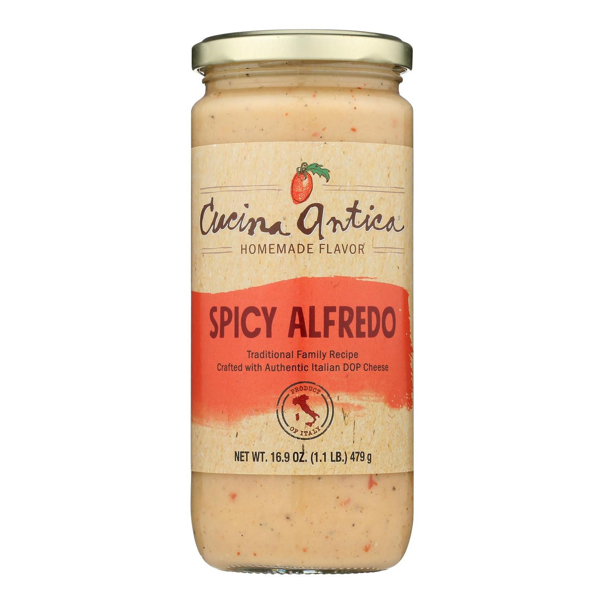 Sauce, Alfredo, Spicy,6 - 16.9 OUNCE
