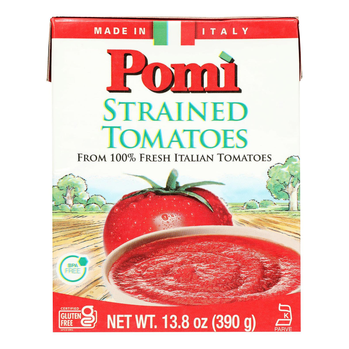 Tomatoes, Italian, Strained,12 - 13.8 OUNCE