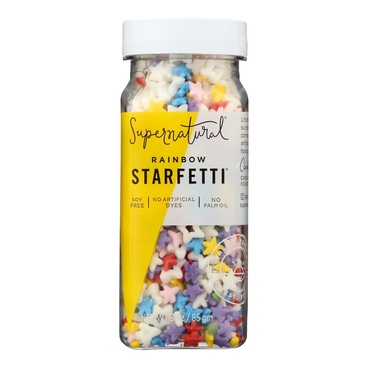 Sprinkle Mix, Rainbow, Starfetti,6 - 3 OUNCE