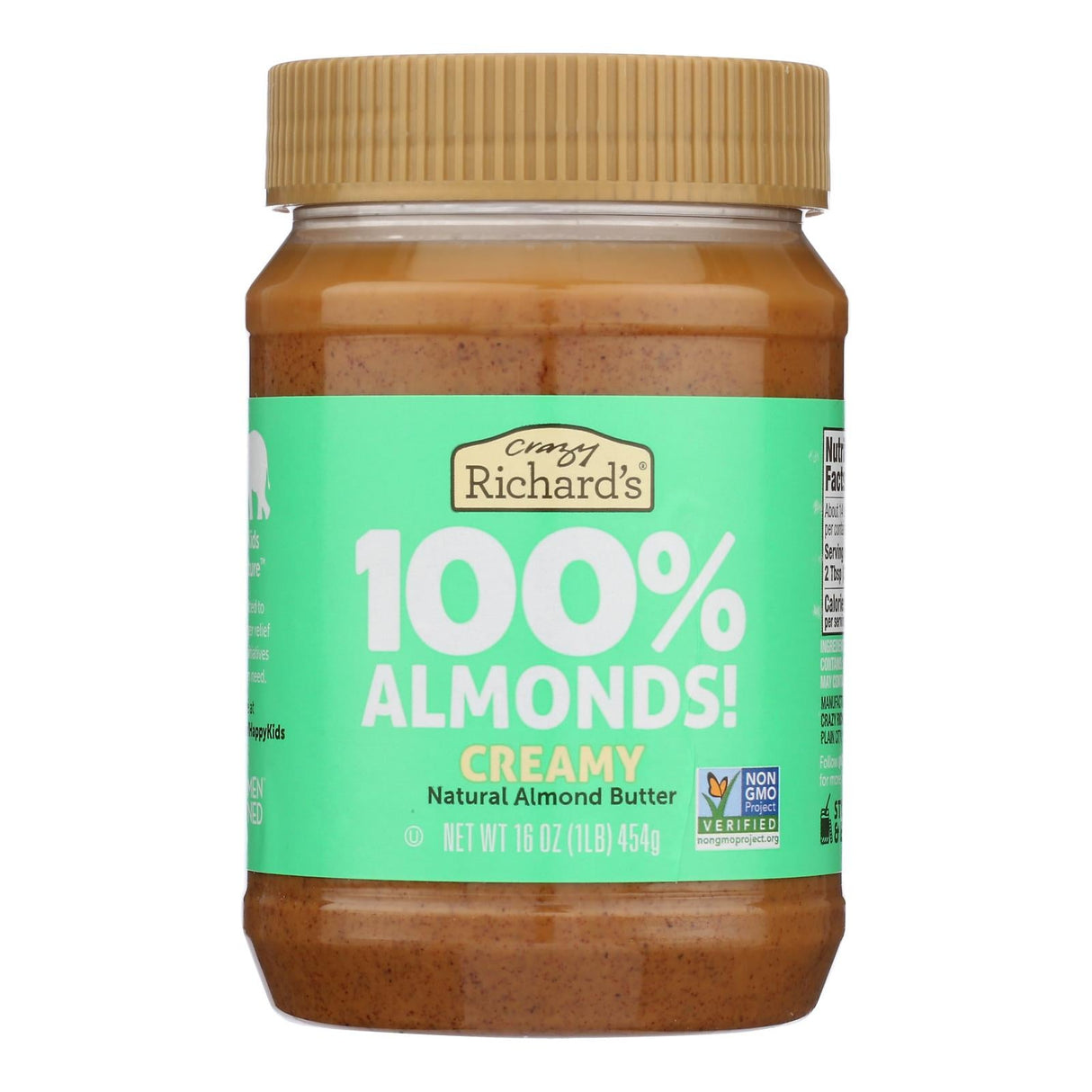Almond Butter, Creamy,6 - 16 OUNCE
