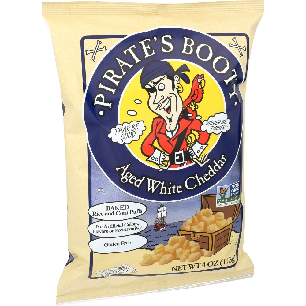 Cheese Puffs, Aged White Cheddar,12 - 4 OUNCE