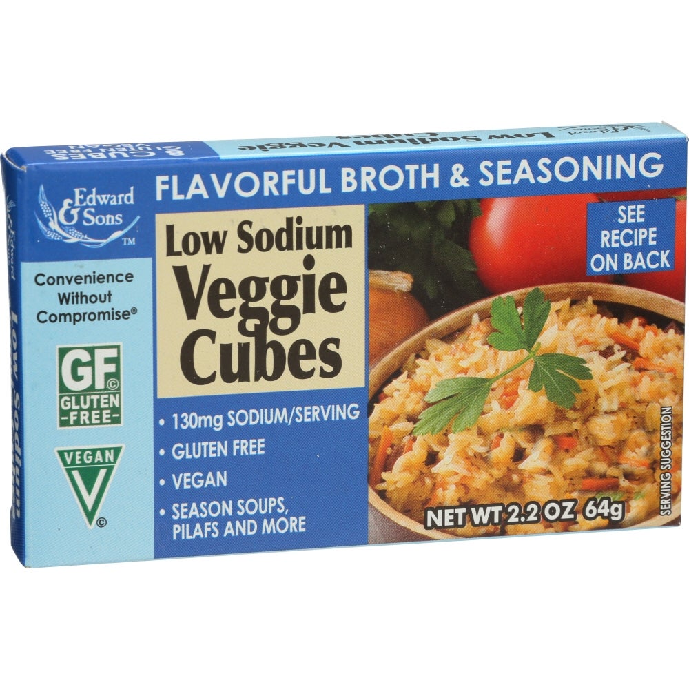 Base, Veggie, Cubes, Low Sodium,12 - 2.2 OUNCE
